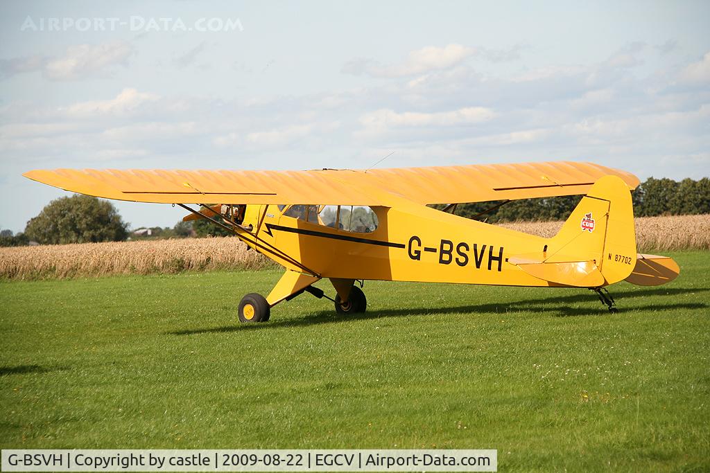 G-BSVH, 1946 Piper J3C-65 Cub Cub C/N 15360, seen @ Sleap