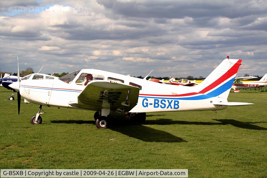 G-BSXB, 1984 Piper PA-28-161 Cherokee Warrior II C/N 28-8416125, seen @ Wellesbourne Mountford