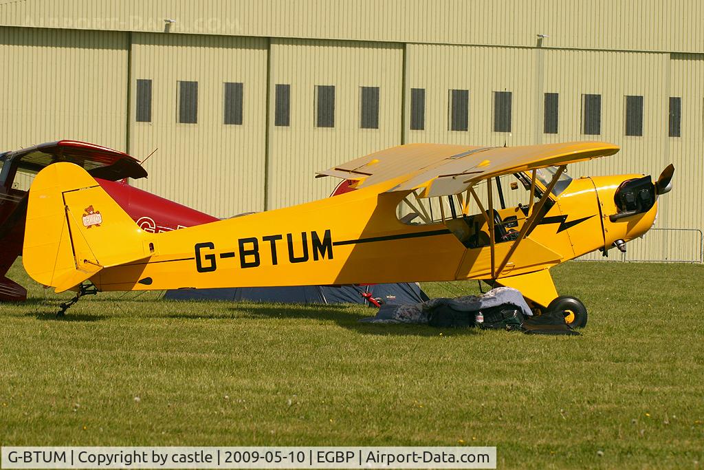 G-BTUM, 1946 Piper J3C-65 Cub Cub C/N 19516, seen @ Kemble vintage flyin