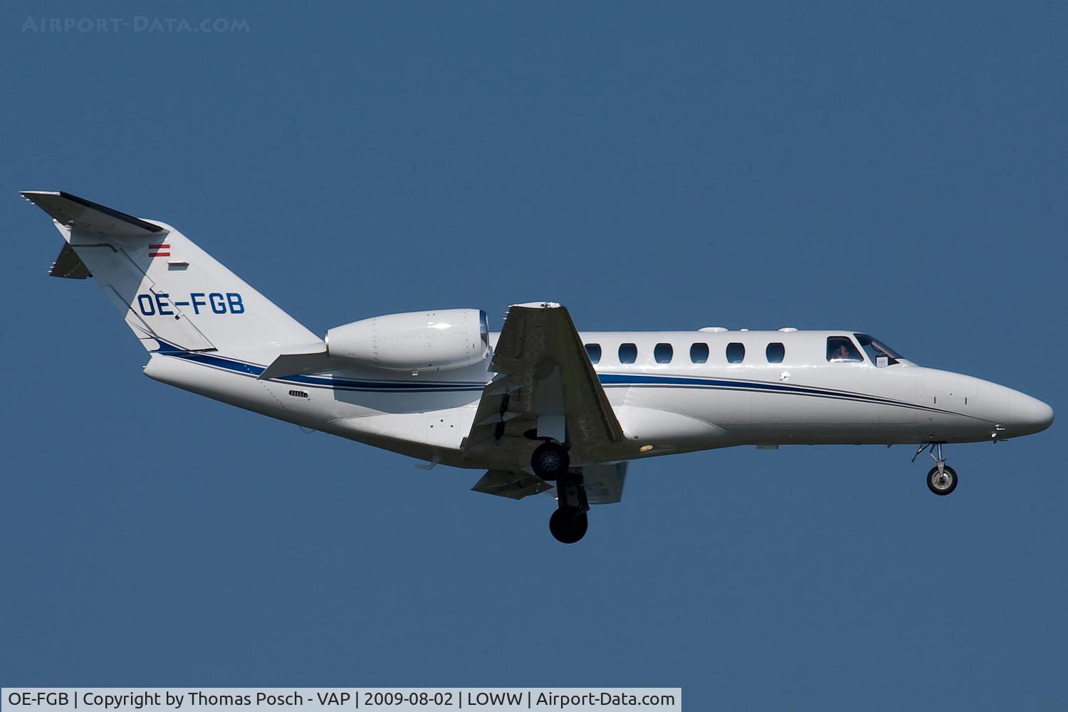 OE-FGB, 2007 Cessna 525A CitationJet CJ2 C/N 525A-0362, Jet Alliance