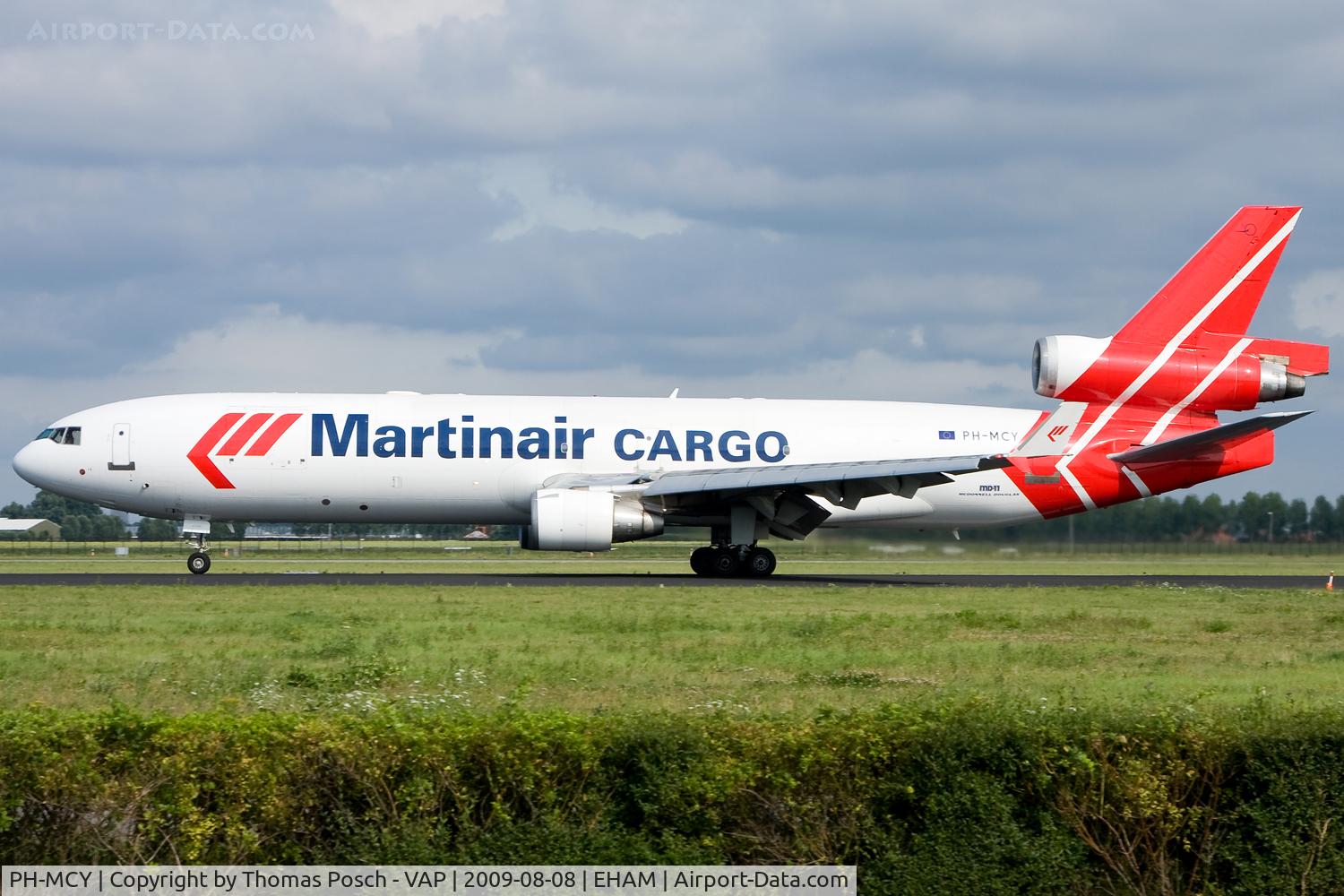 PH-MCY, 1991 McDonnell Douglas MD-11F C/N 48445, Martinair