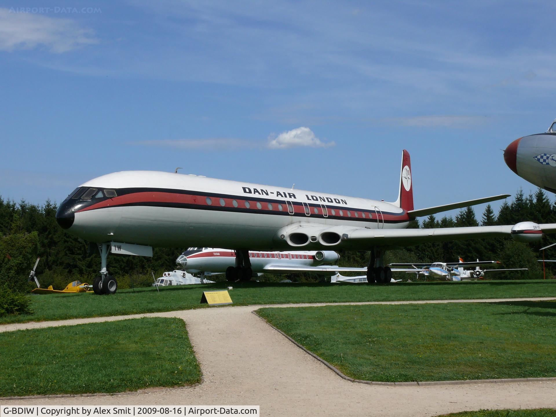 G-BDIW, 1962 De Havilland DH.106 Comet 4C C/N 6470, DeHavilland DH106 Comet 4C G-BDIW Dan Air London in the Hermerskeil Museum Flugausstellung Junior