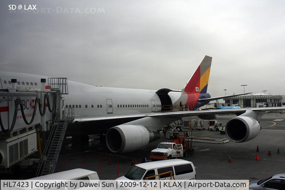 HL7423, 1997 Boeing 747-48EM(F) C/N 27282, Asiana Airlines 747