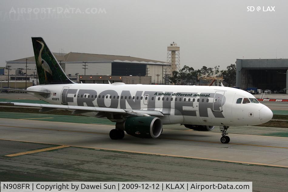 N908FR, 2002 Airbus A319-111 C/N 1759, LAX