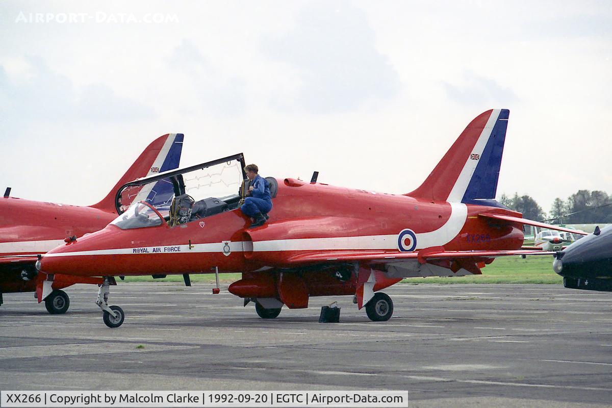 XX266, 1979 Hawker Siddeley Hawk T.1A C/N 102/312102, Hawker Siddeley Hawk T1A at Cranfield's celebration of the 50th anniversary of the College of Aeronautics in 1996.