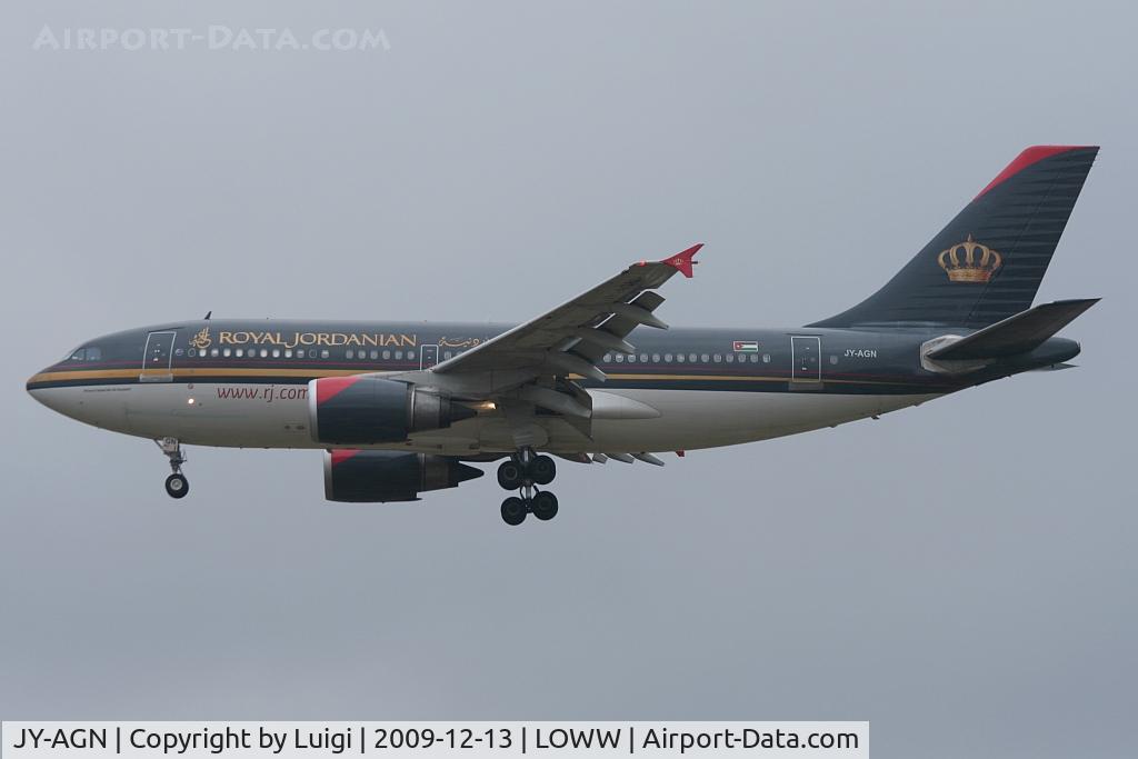 JY-AGN, 1989 Airbus A310-304 C/N 531, Royal Jordanian