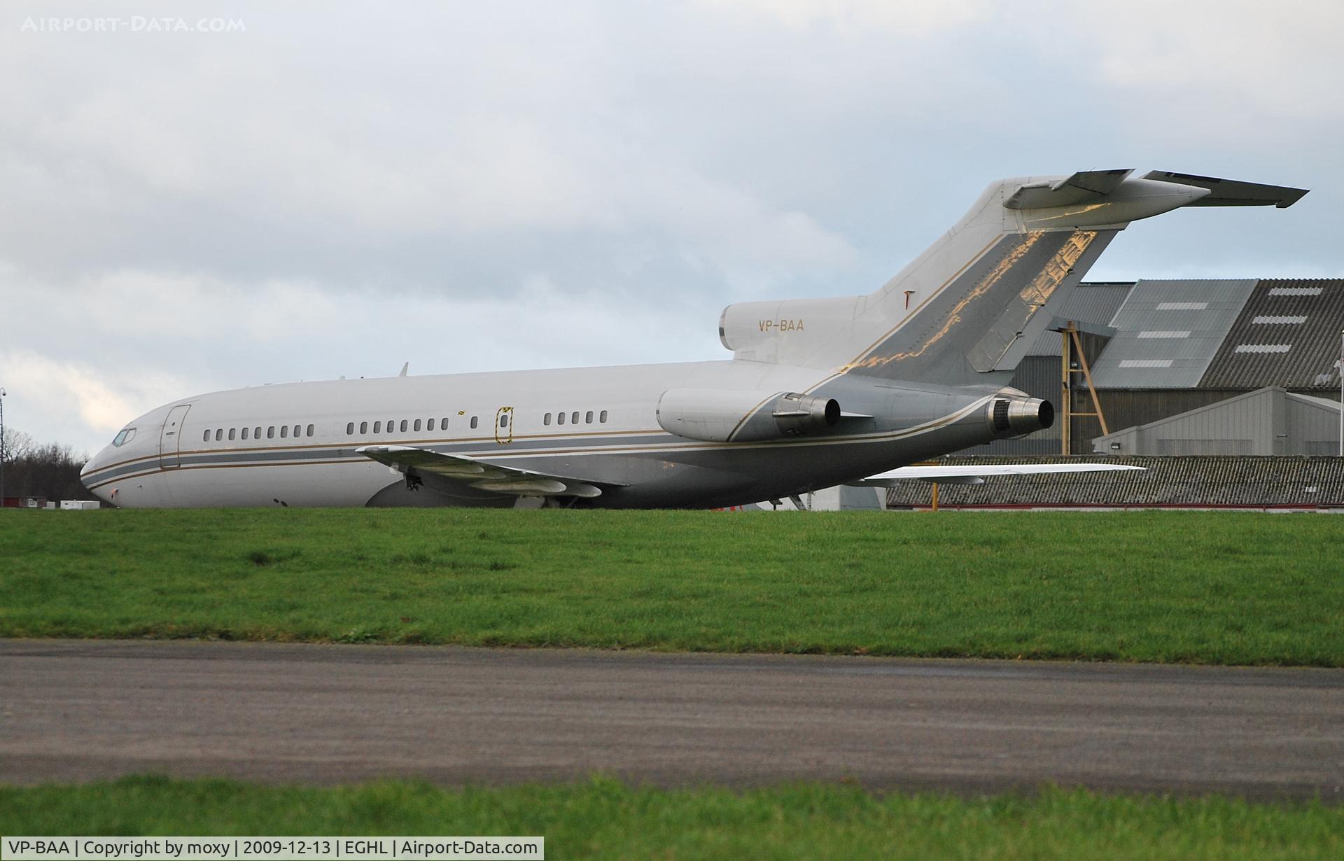 VP-BAA, 1966 Boeing 727-51 C/N 19123, B727-51 parked at ATC Lasham engineering facility