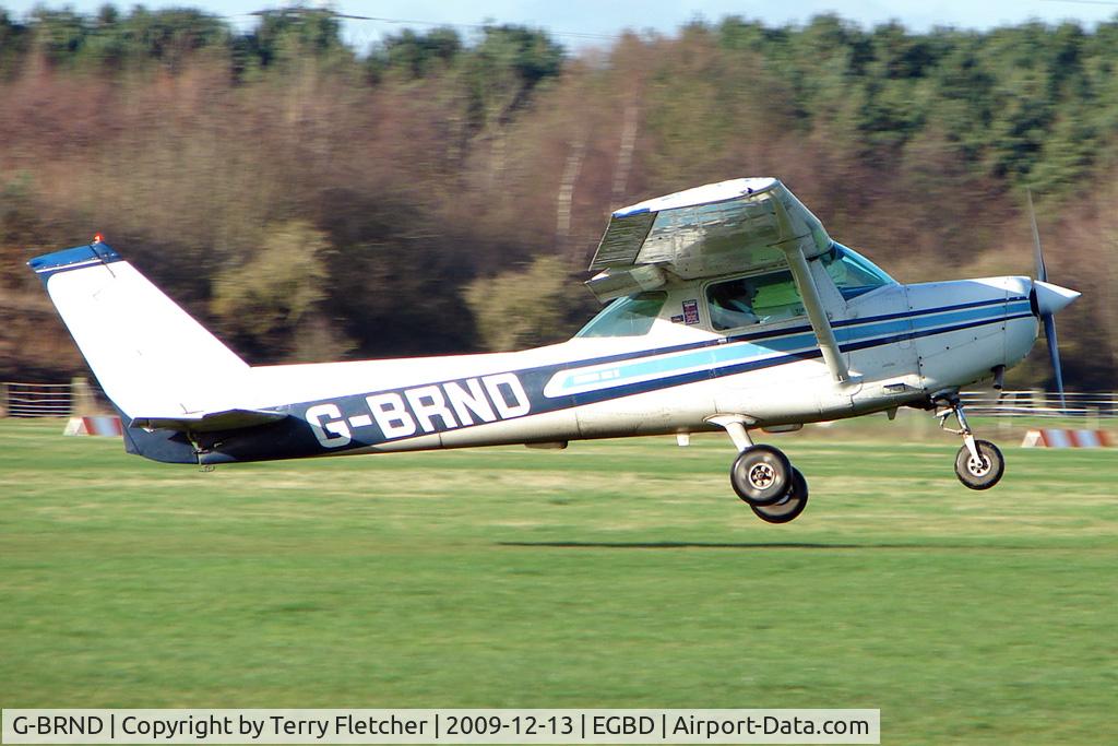 G-BRND, 1979 Cessna 152 C/N 152-83776, Cessna 152 off on a training flight from Derby Eggington