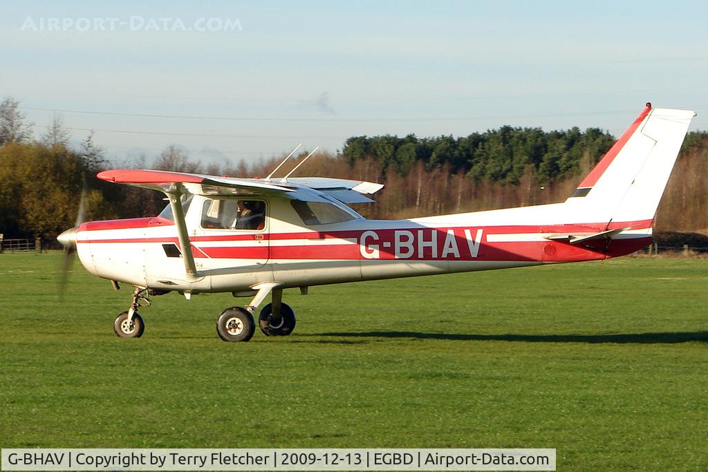 G-BHAV, 1979 Reims F152 C/N 1633, Cessna 152 at Derby Eggington