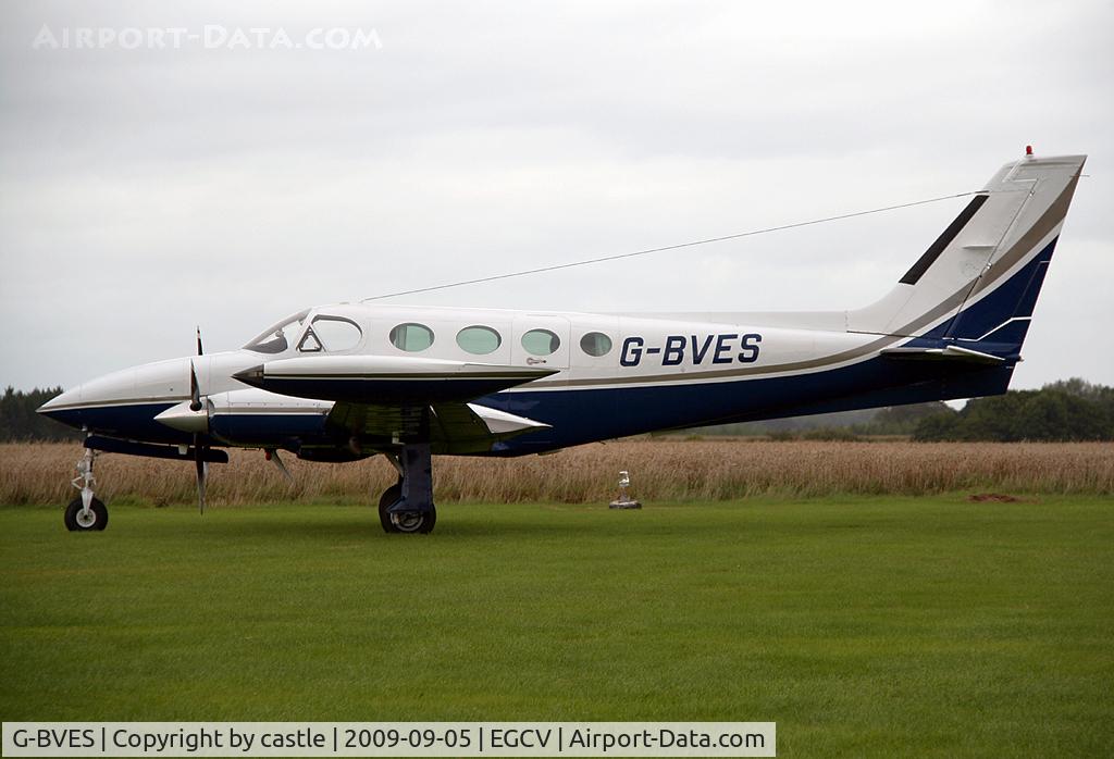 G-BVES, 1976 Cessna 340A C/N 340A0077, seen @ Sleap