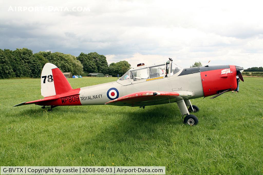 G-BVTX, 1952 De Havilland DHC-1 Chipmunk T.10 C/N C1/0705, seen @ Stoke Golding