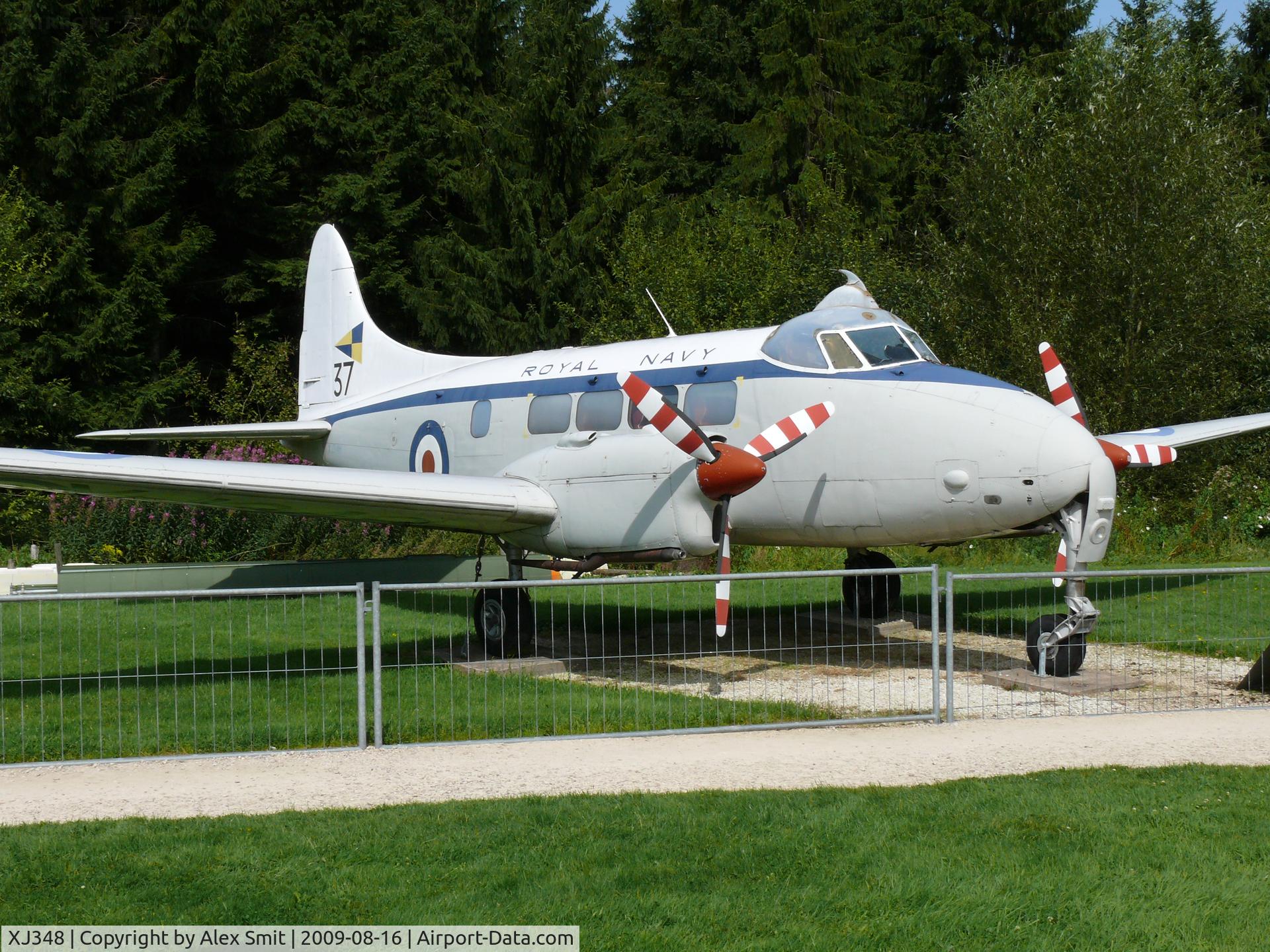 XJ348, 1955 De Havilland DH-104 Sea Devon C.20 C/N 04406, De Havilland DH104 Sea Devon C20 XJ348/37 Royal Navy in the Hermerskeil museum Flugausstellung Junior