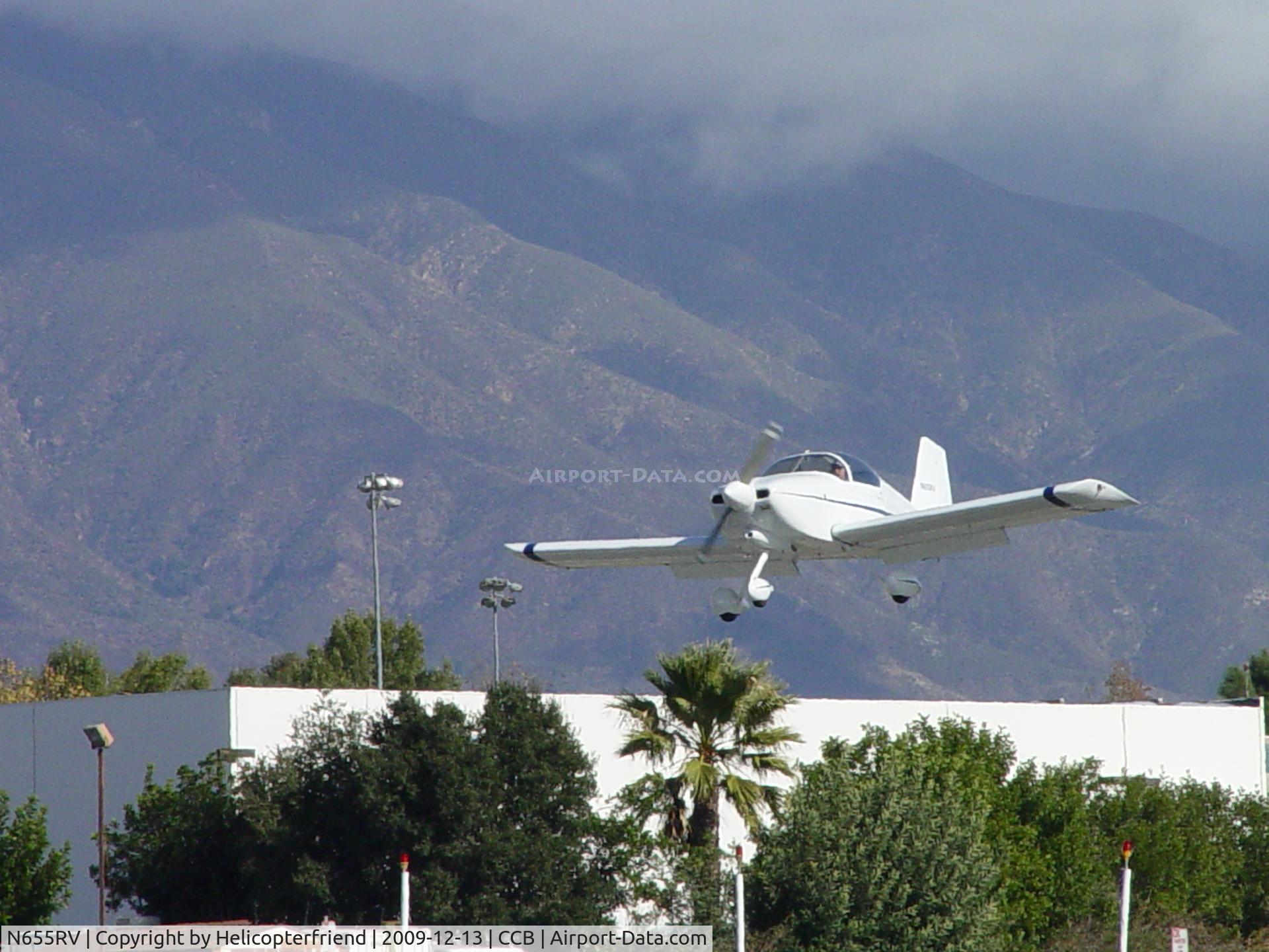 N655RV, 1998 Vans RV-6A C/N 24631, On final to runway 24