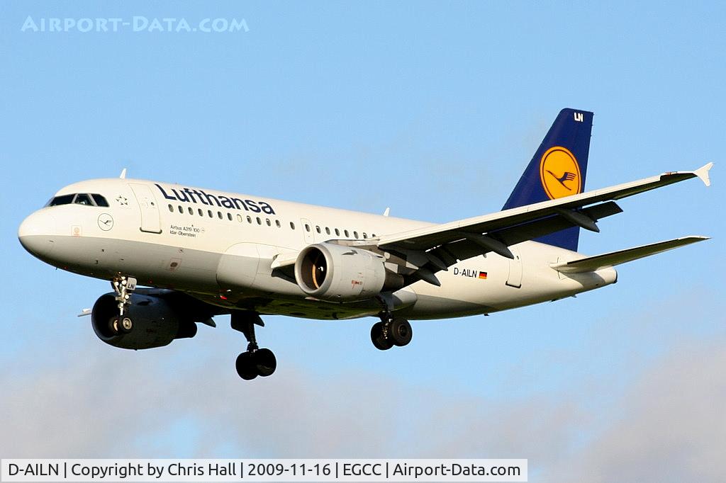 D-AILN, 1997 Airbus A319-114 C/N 700, Lufthansa