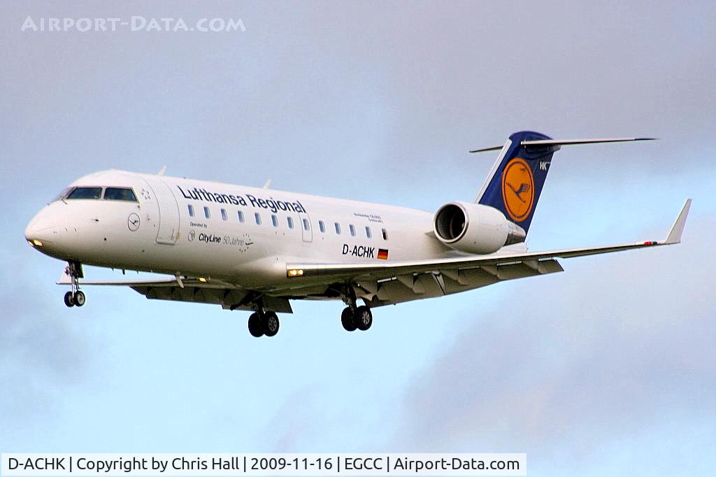 D-ACHK, 2000 Canadair CRJ-200LR (CL-600-2B19) C/N 7499, Lufthansa Regional operated by CityLine