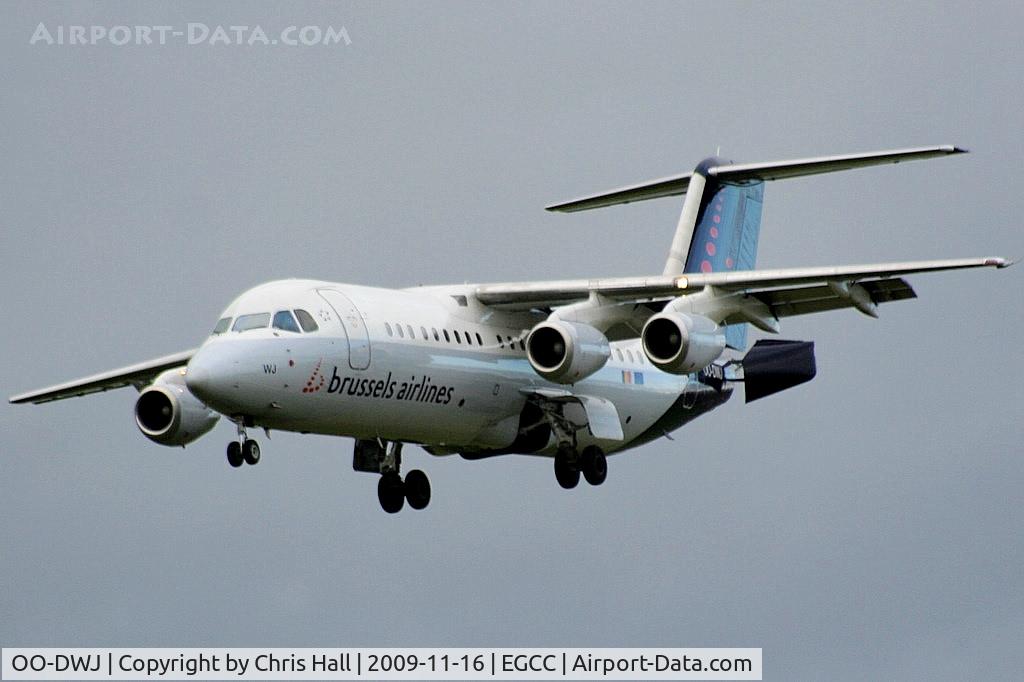 OO-DWJ, 1999 British Aerospace Avro 146-RJ100 C/N E3355, Brussels Airlines