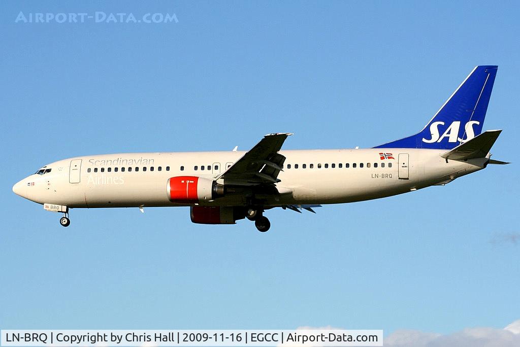 LN-BRQ, 1991 Boeing 737-405 C/N 25348, Scandinavian Airlines