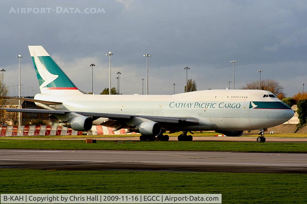B-KAH, 1993 Boeing 747-412 C/N 27134, Cathay Pacific Cargo