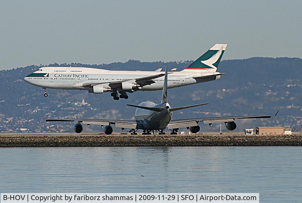 B-HOV, 1991 Boeing 747-467 C/N 25082, Another lucky shot