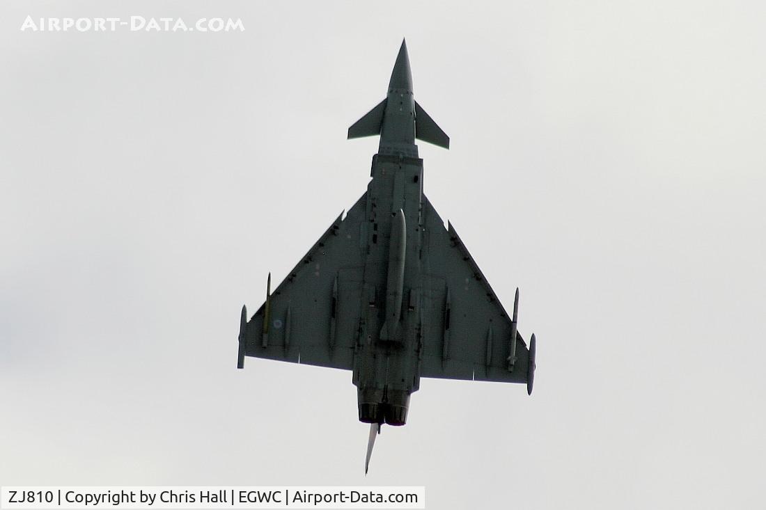 ZJ810, Eurofighter EF-2000 Typhoon T1 C/N 0033/BT011, RAF Typhoon displaying at the Cosford Airshow