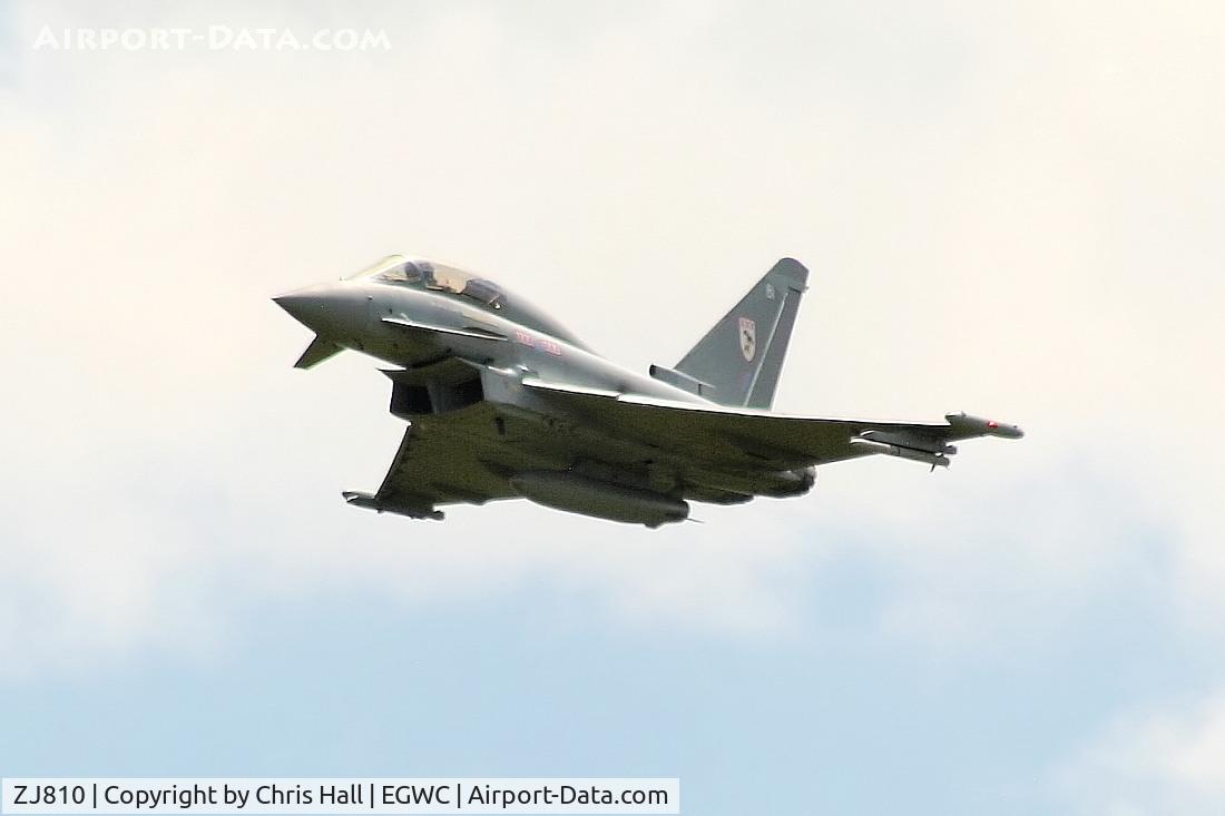 ZJ810, Eurofighter EF-2000 Typhoon T1 C/N 0033/BT011, RAF Typhoon displaying at the Cosford Airshow