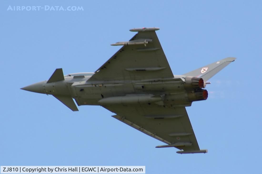 ZJ810, Eurofighter EF-2000 Typhoon T1 C/N 0033/BT011, RAF Typhoon displaying at the Cosford Airshow