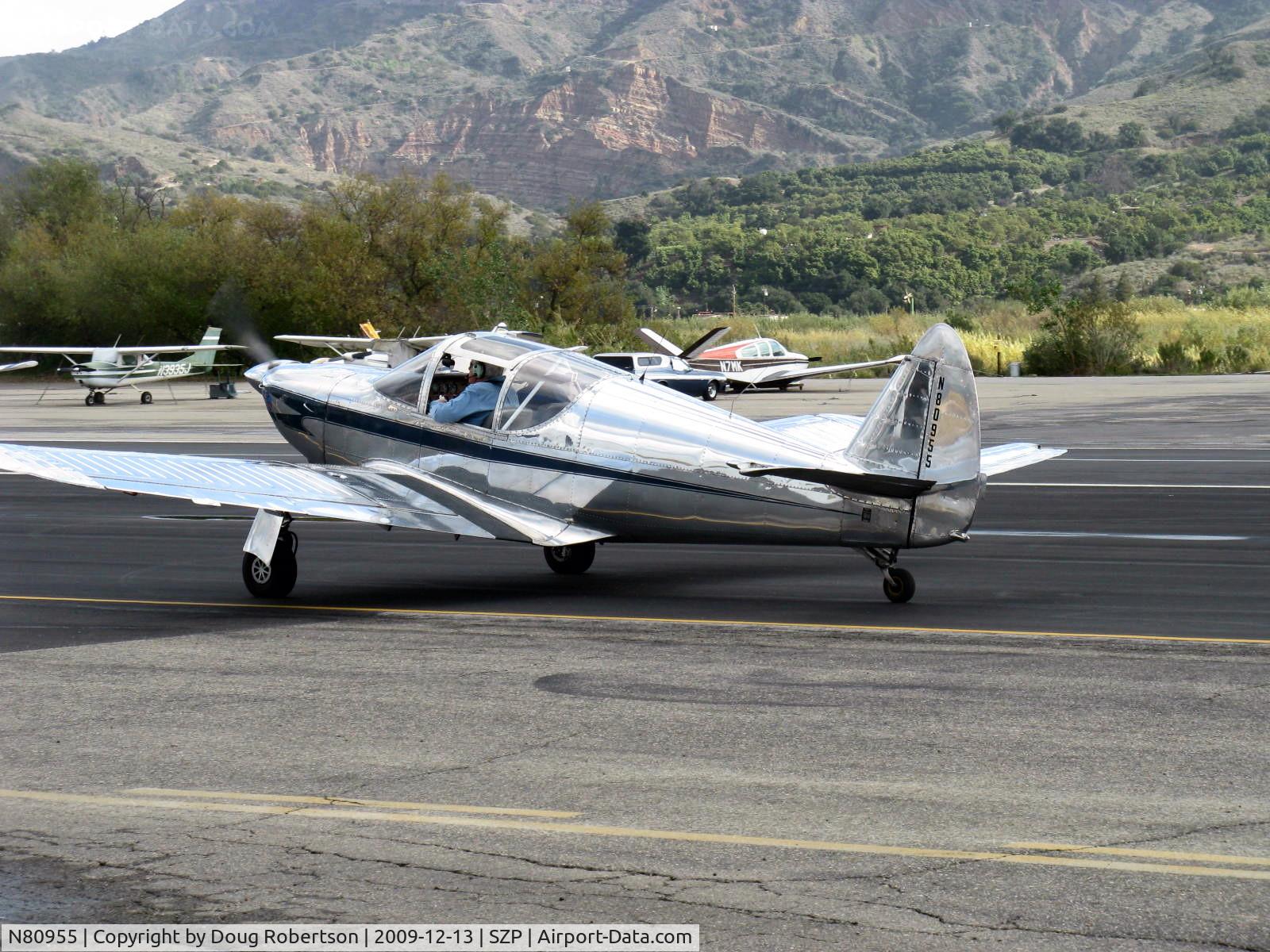 N80955, 1946 Globe GC-1B Swift C/N 1148, 1946 Globe GC-1B SWIFT, Continental C125 125 Hp listed, taxi