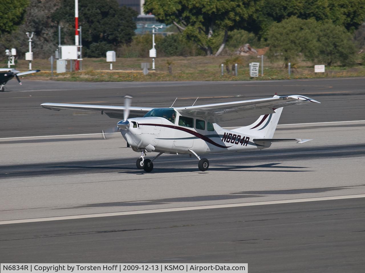 N6834R, 1966 Cessna T210G Turbo Centurion C/N T210-0234, N6834R arriving on RWY 21
