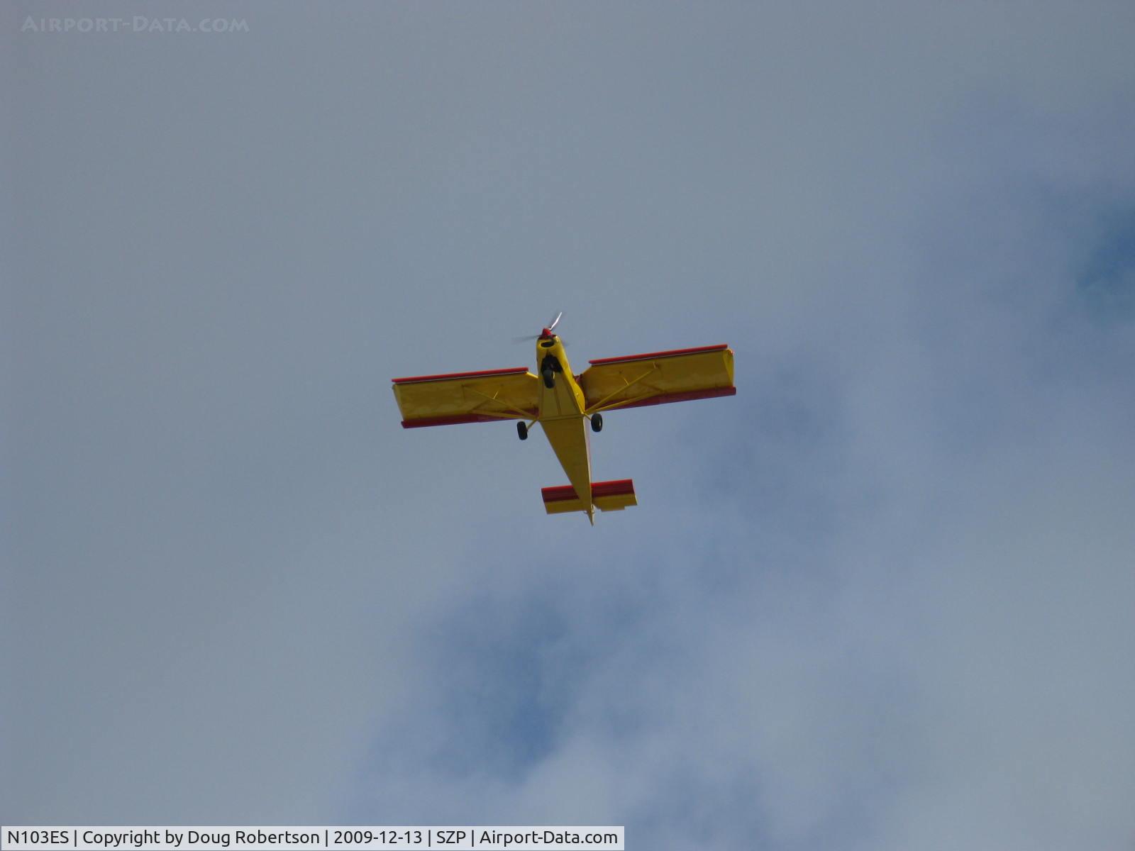 N103ES, 2005 Zenair CH-701SP C/N 7-9728, 2005 Vaillancourt ZENAIR CH701SP 'SKY JEEP', Rotax 912 100 Hp, takeoff climb Rwy 22