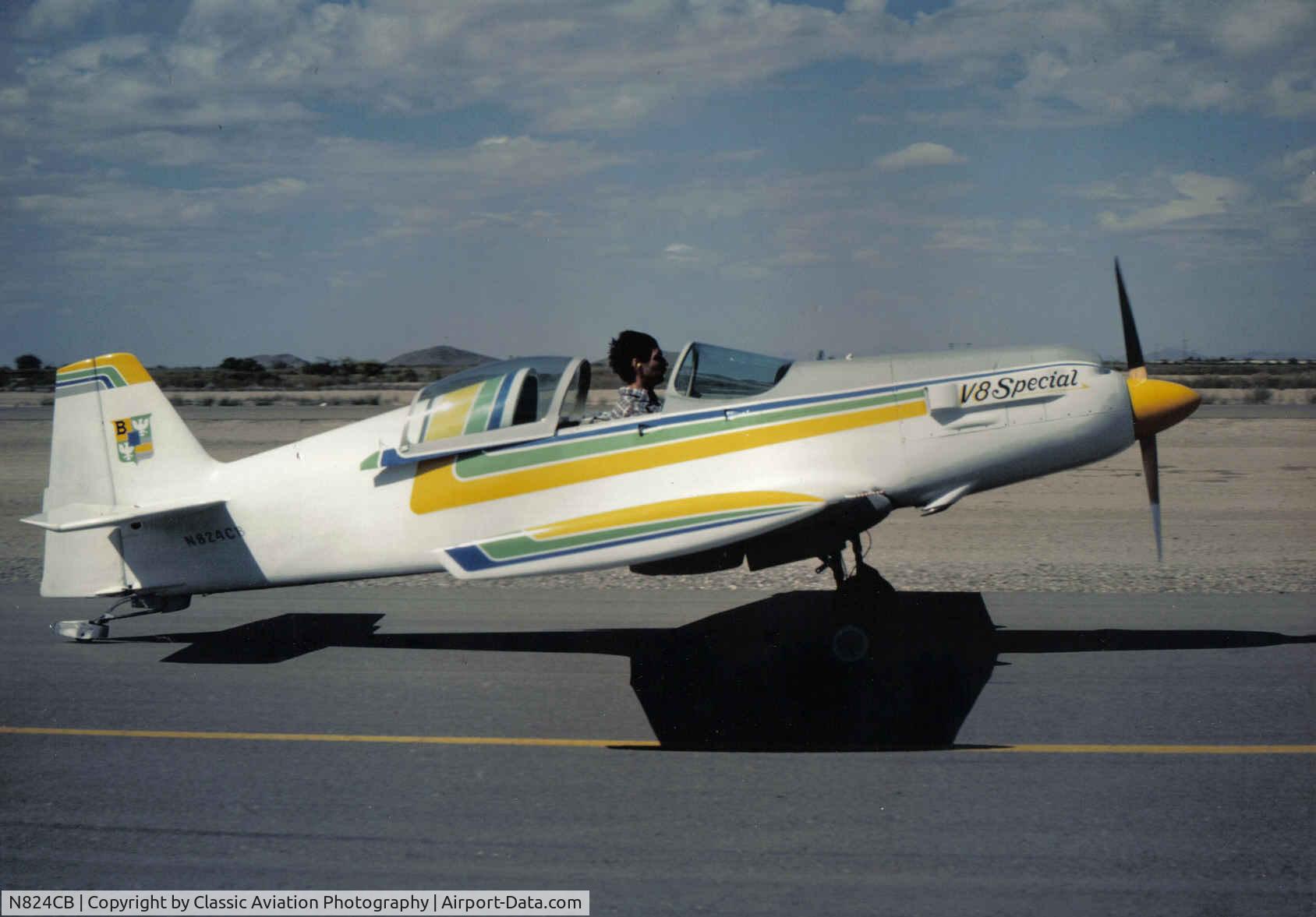 N824CB, Beachner-chris QUICK SILVER C/N 824491, unknown date or location