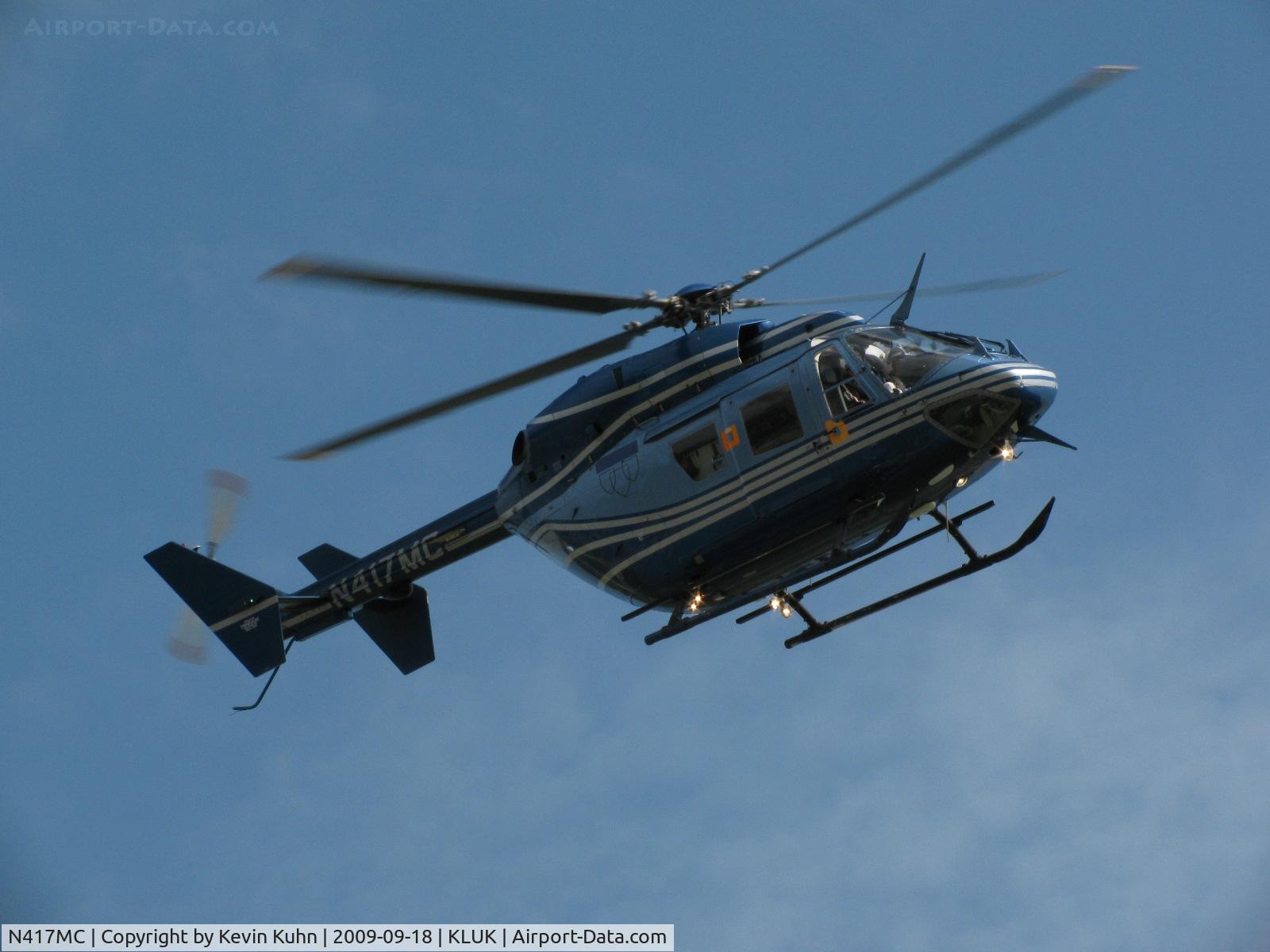 N417MC, 1989 Eurocopter-Kawasaki BK-117B-2 C/N 7150, Low flying helicopters are always a good thing