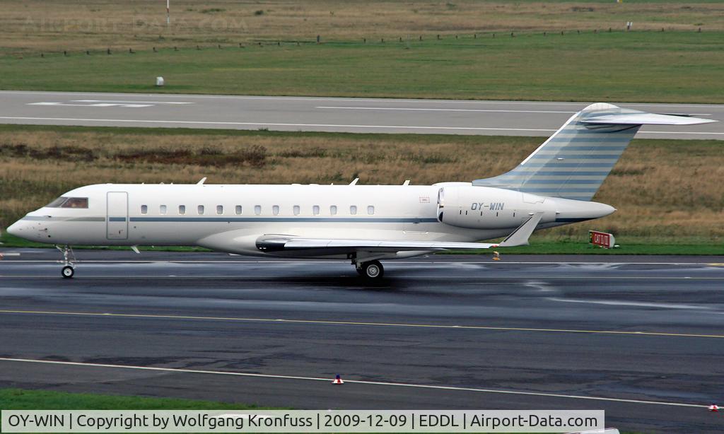 OY-WIN, 2008 Bombardier BD-700-1A10 Global Express XRS C/N 9280, Execujet Scandinavia