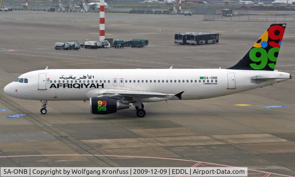5A-ONB, 2007 Airbus A320-214 C/N 3236, Afriqiyah