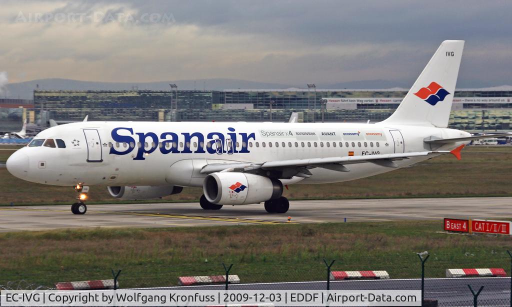 EC-IVG, 2004 Airbus A320-232 C/N 2168, Spanair