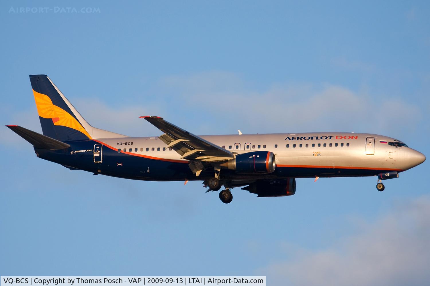 VQ-BCS, 1996 Boeing 737-43Q/F C/N 28494, Aeroflot-Don