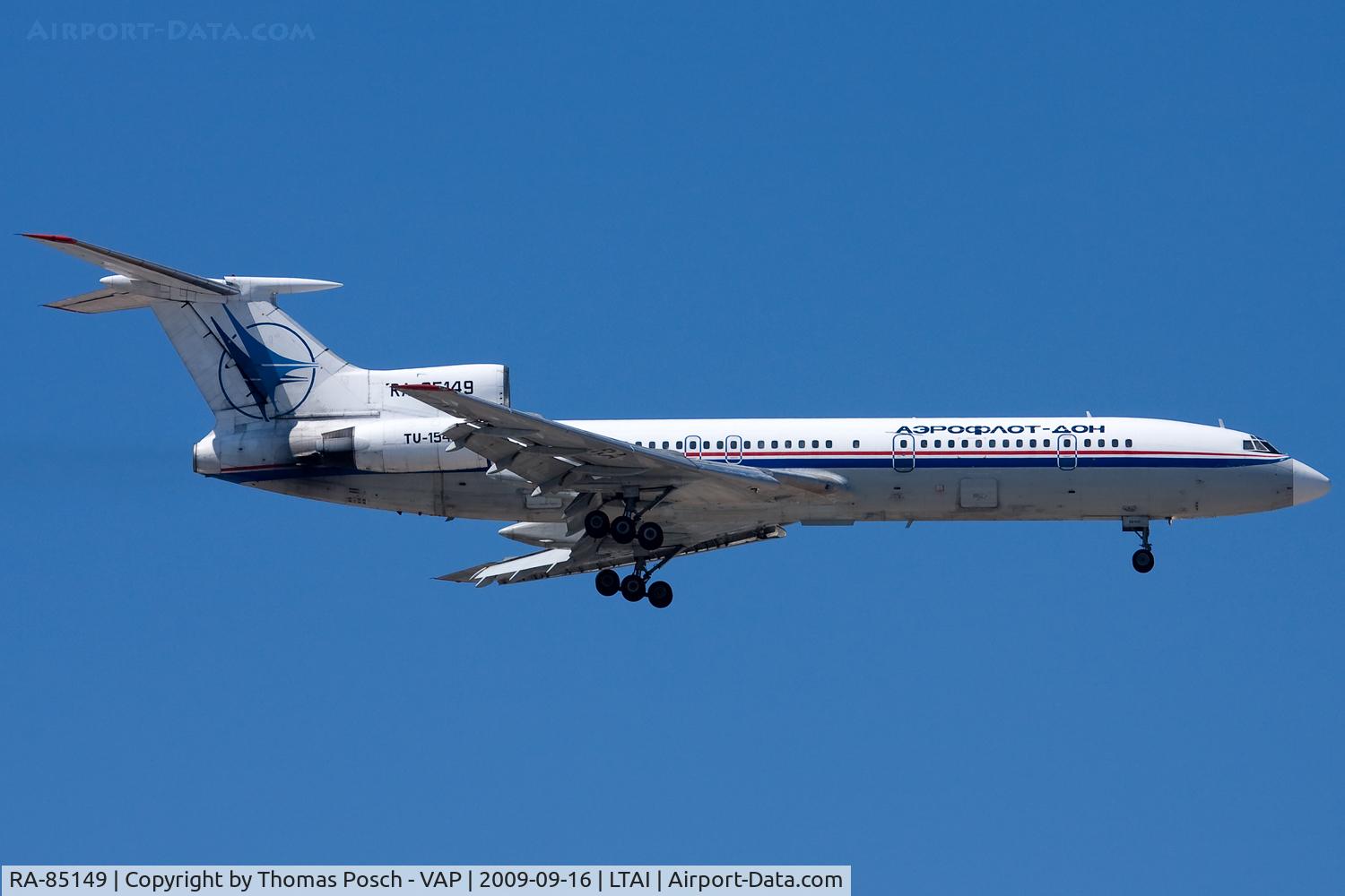 RA-85149, 1989 Tupolev Tu-154M C/N 89A797, Aeroflot-Don
