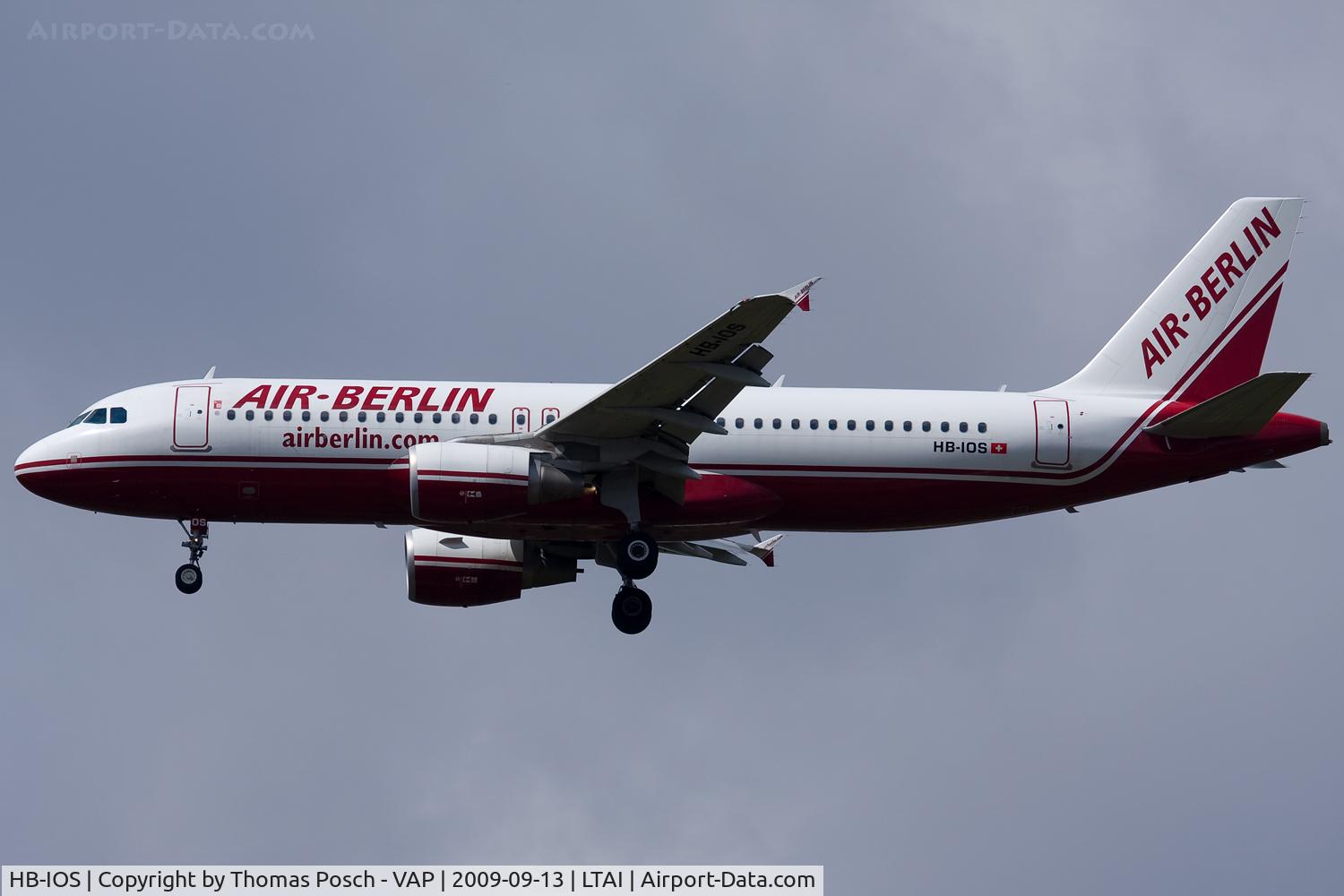 HB-IOS, 2006 Airbus A320-214 C/N 2968, Air Berlin