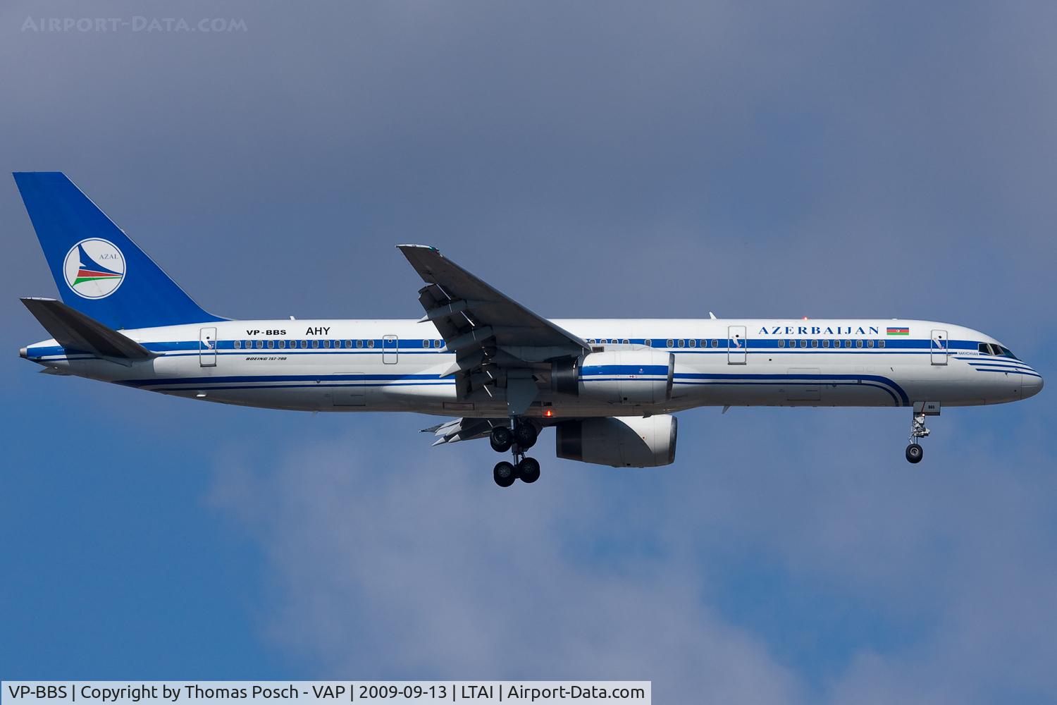 VP-BBS, 2000 Boeing 757-22L C/N 30834, Azerbaijan Airlines
