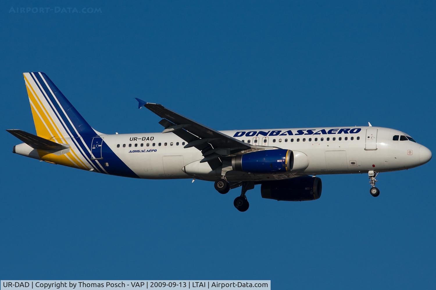 UR-DAD, 1997 Airbus A320-233 C/N 747, Donbassaero