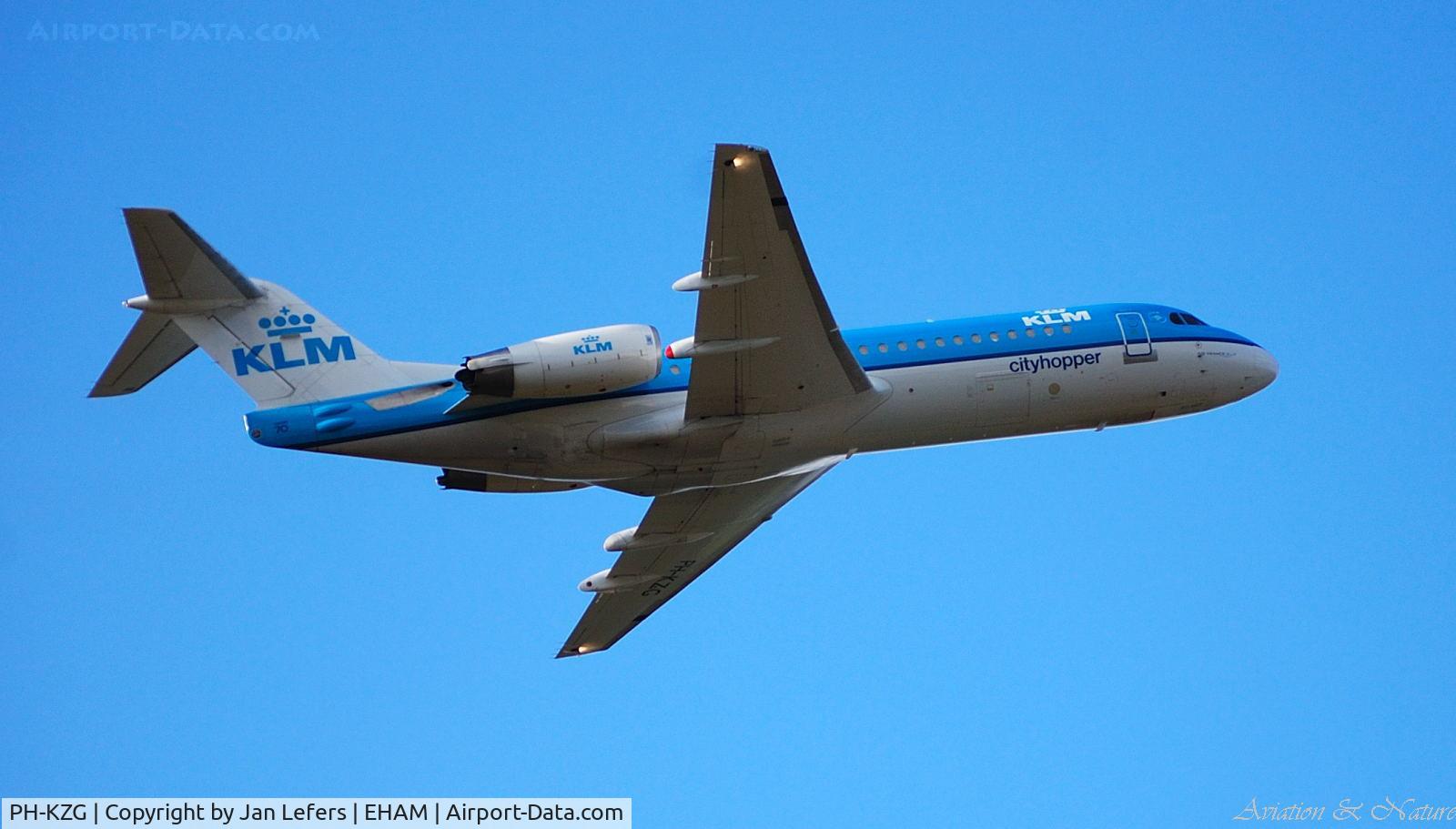 PH-KZG, 1996 Fokker 70 (F-28-0070) C/N 11578, KLM Fokker F28
