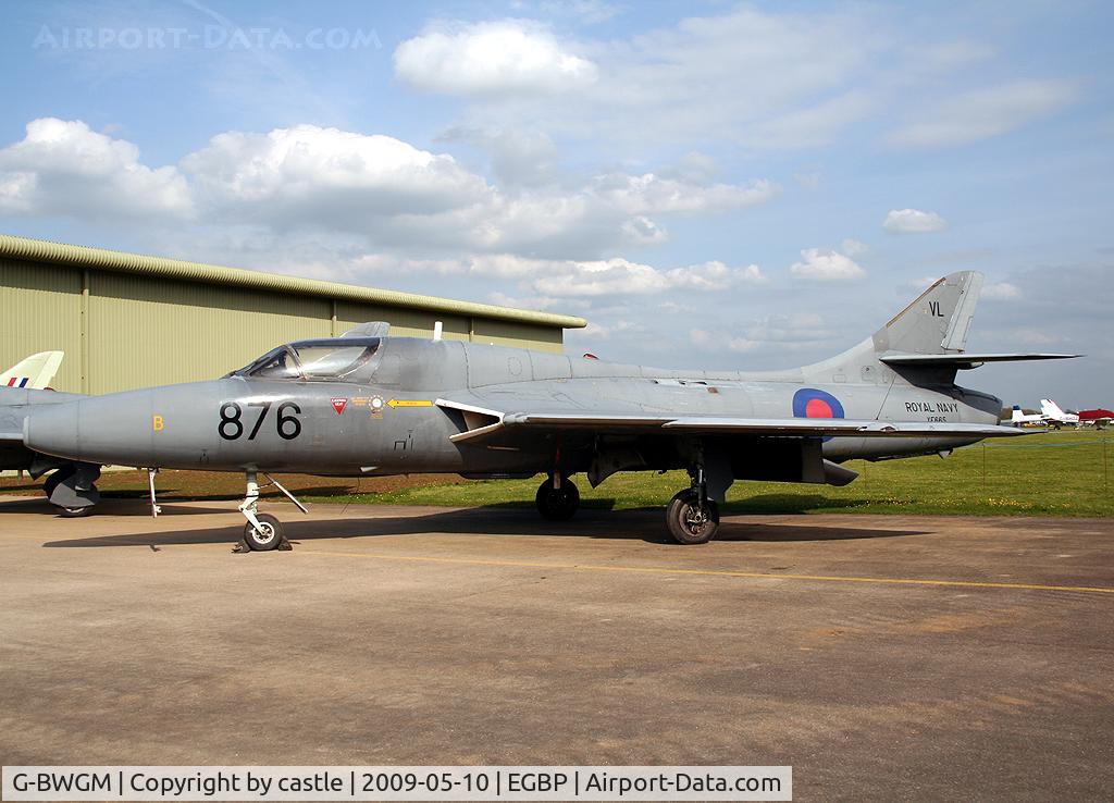 G-BWGM, 1955 Hawker Hunter T.8C C/N HABL-003008, seen @ Kemble