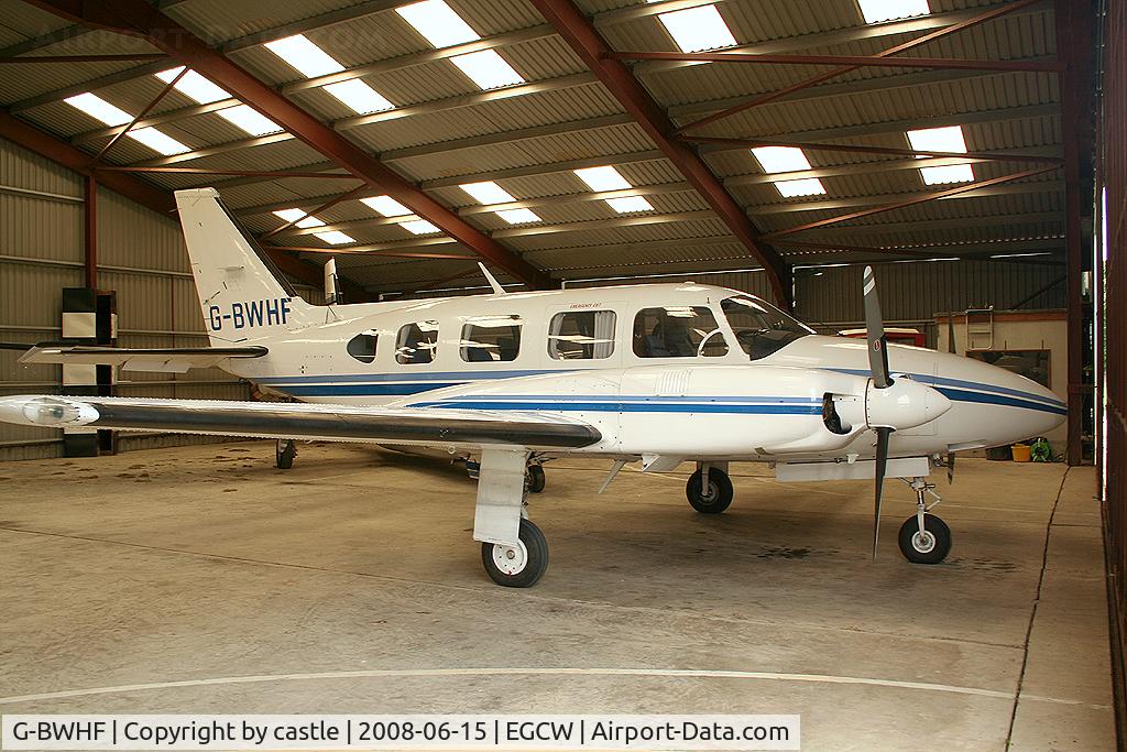 G-BWHF, 1976 Piper PA-31-325 Navajo C/R C/N 31-7612076, seen @ Welshpool
