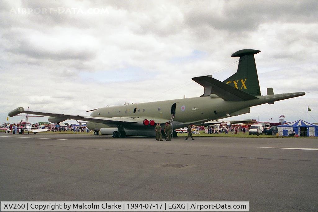 XV260, Hawker Siddeley Nimrod MR.2 C/N 8035, Hawker Siddeley Nimrod MR2P. At the 1994 SSAFA Air Display at RAF Church Fenton.
