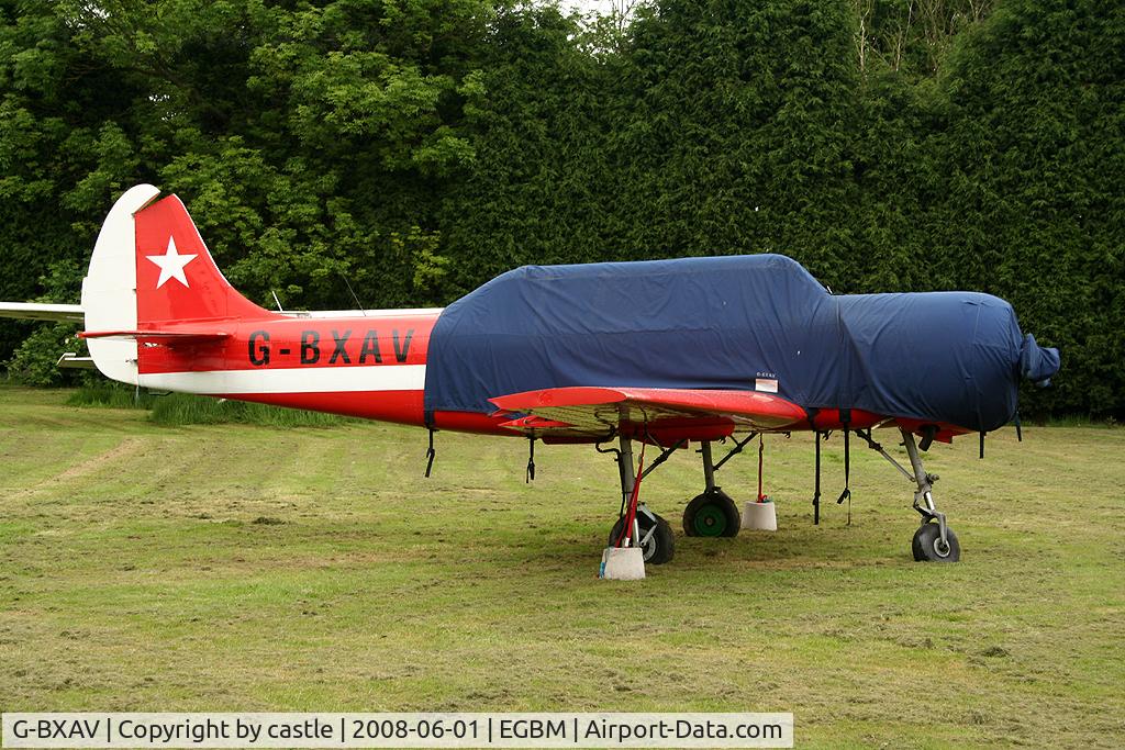 G-BXAV, 1991 Yakovlev (Aerostar) Yak-52 C/N 9111608, seen @ Tatenhill