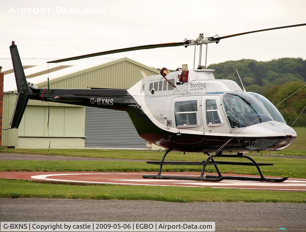 G-BXNS, 1977 Bell 206B JetRanger III C/N 2385, seen @ Wolverhampton