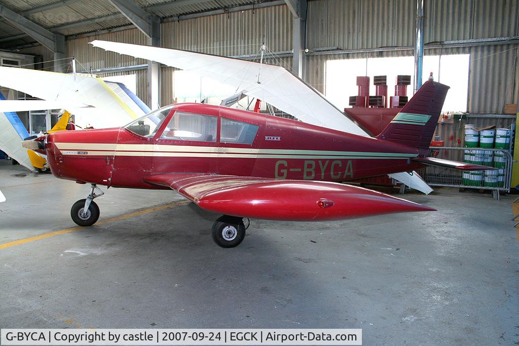 G-BYCA, 1971 Piper PA-28-140 Cherokee C/N 28-7125223, seen @ Caernarfon