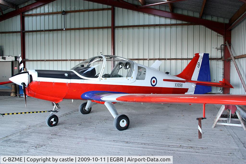 G-BZME, 1975 Scottish Aviation Bulldog T.1 C/N BH120/347, seen @ Breighton