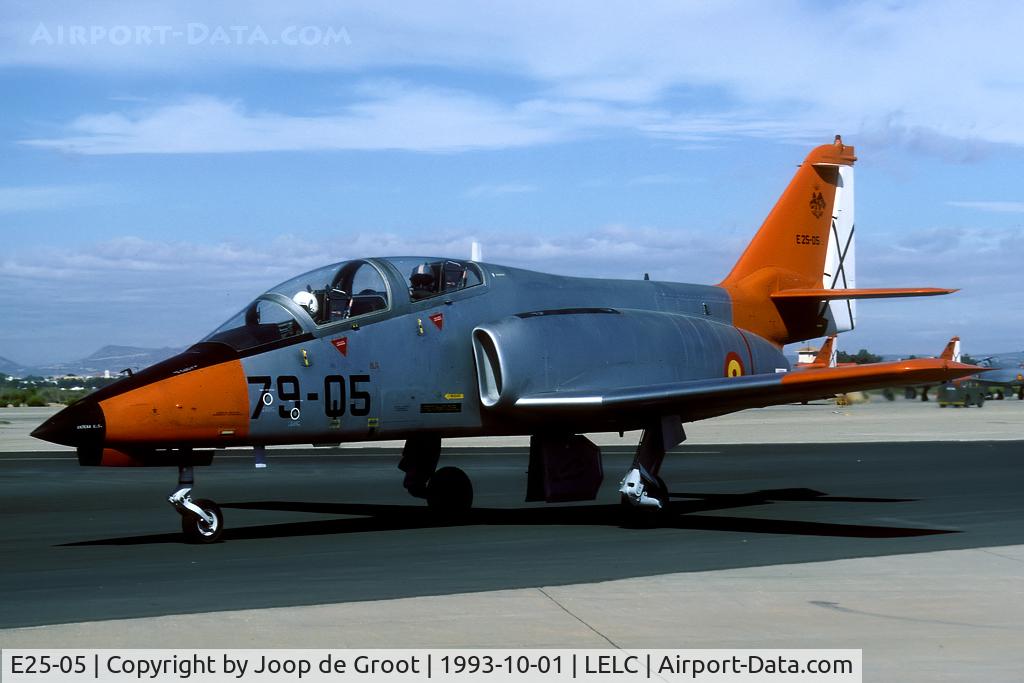 E25-05, CASA C-101EB Aviojet C/N EB01-05-005, Ready for take off for a training mission from San Javier.