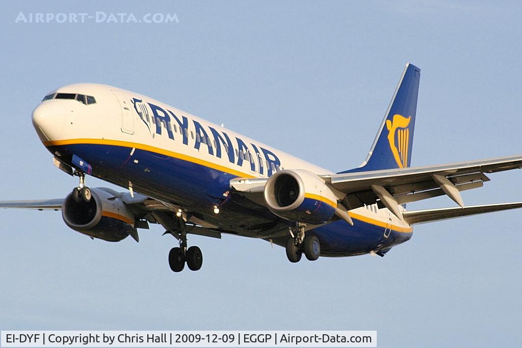 EI-DYF, 2008 Boeing 737-8AS C/N 36569, Ryanair
