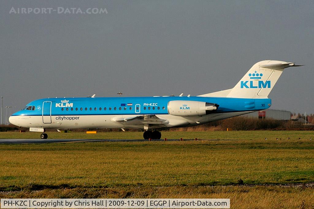 PH-KZC, 1996 Fokker 70 (F-28-0070) C/N 11566, KLM cityhopper
